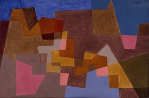 Fig. 13. Paul Klee, Überbrückung, 1935. Oil on canvas, 17 x 25 3/4 in. Mildred Lane Kemper Art Museum, Washington University in St. Louis, MO. University purchase, Kende Sale Fund, 1945.