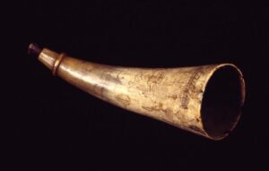 Seventeenth-century powder horn